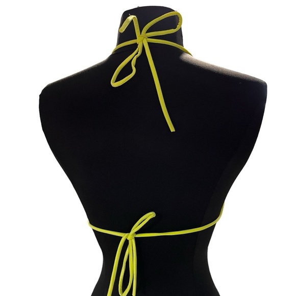 Vintage Y Ki Ki Heat Neon String Bikini Top size B - Picture 2 of 7